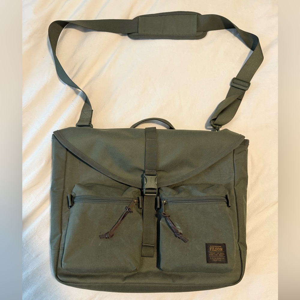 Filson Olive Messenger Bag